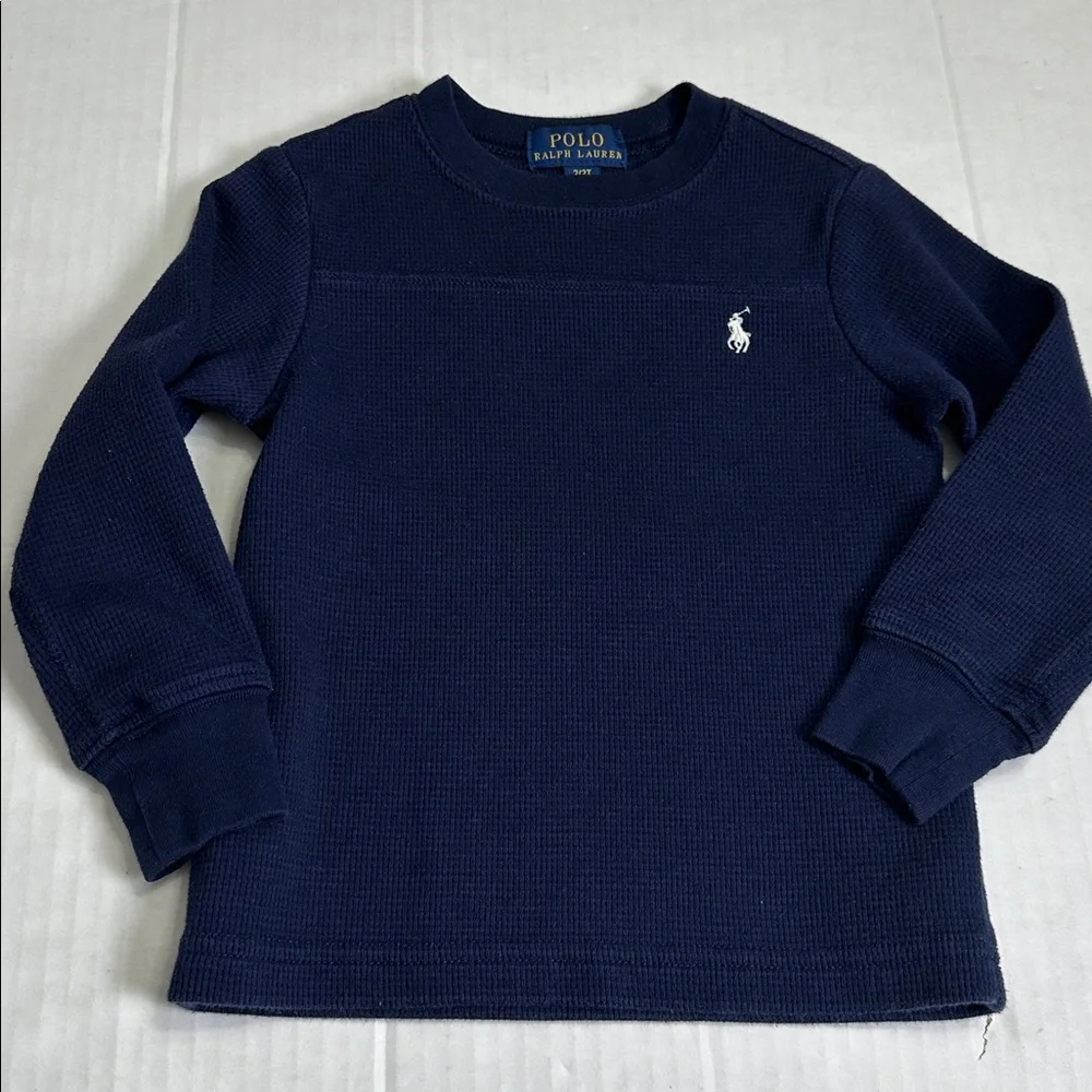 Lot of 4 Toddler Boy 2T Shirt Bundle Long Sleeve Ralph Lauren Adidas‎